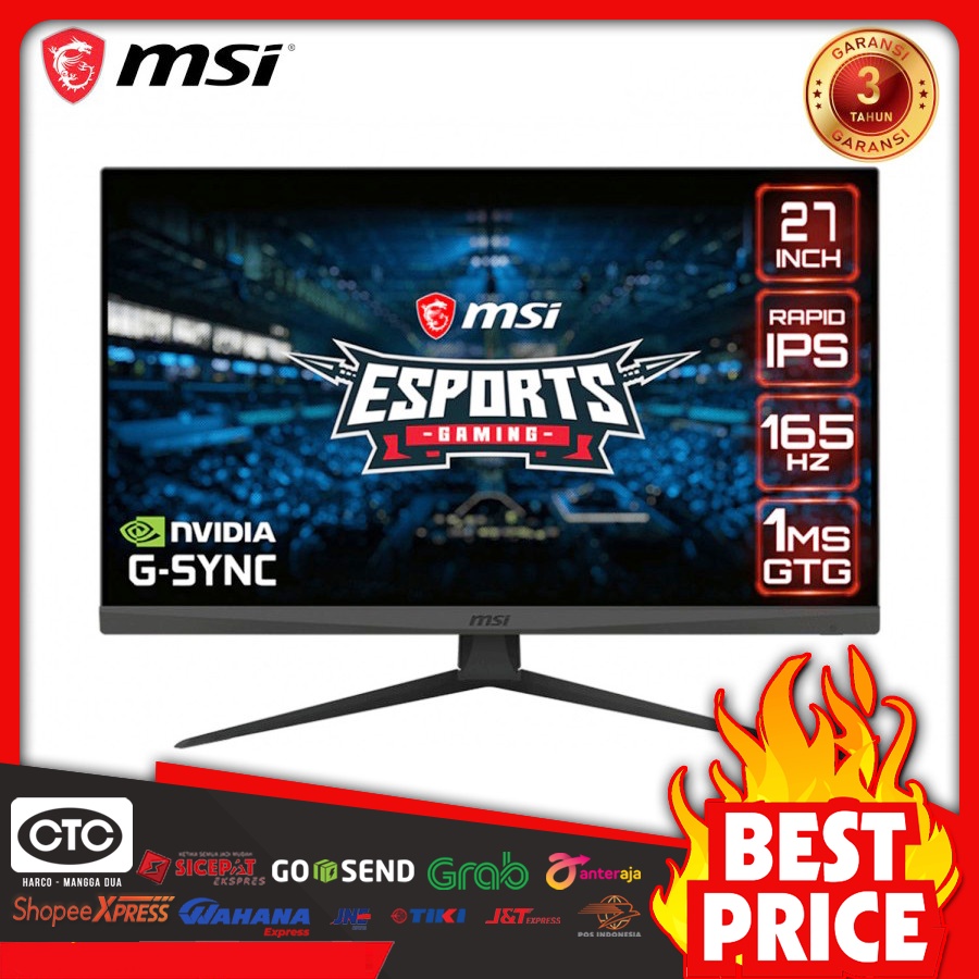 Jual Monitor Msi Optix G Qf Ips Hz Wqhd G Sync Compatible Shopee Indonesia