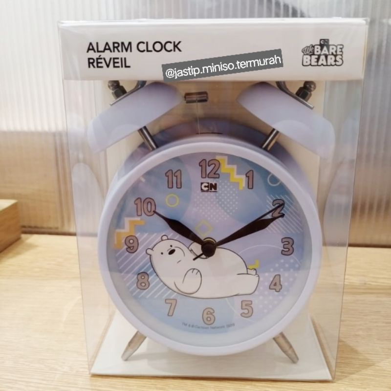 Jual MINISO ALARM CLOCK / JAM WEKER WE BARE BEAR Shopee Indonesia