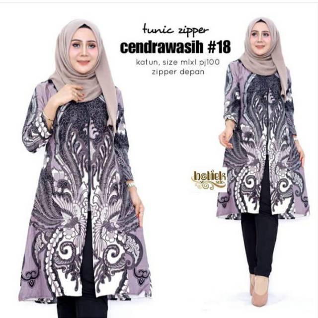 Jual Tunik Batik Latansa Mataram Santika Dress Batik Cendrawasih Monica Parang Soft Tunic V