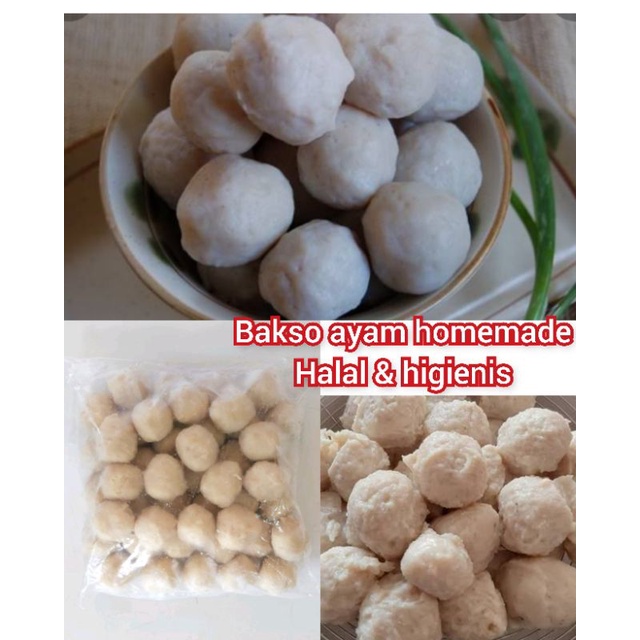 Jual Bakso Ayam Homemade Frozen Frozen Bakso Ayam Homemade Frozen