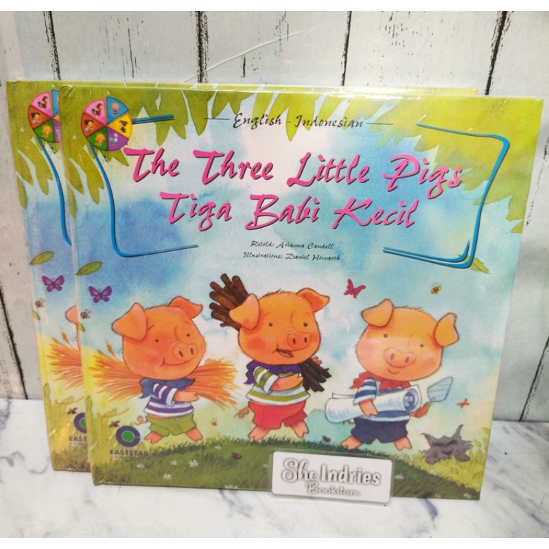 Jual Buku Anak Bilingual : The Three Little Pigs/ Tiga Babi Kecil ...