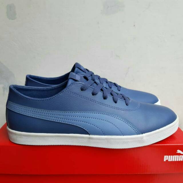 Jual Sepatu PUMA Urban SL Blue Indigo 100 Original Shopee Indonesia