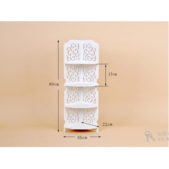 Jual PRODUK TERLARIS BATIK Stand Corner Rack 4 Layer / Rak Sudut ...