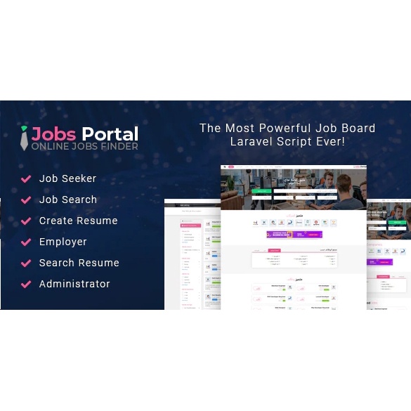 Jual Aplikasi Sourcecode Portal Job Laravel Web Framework | Shopee ...