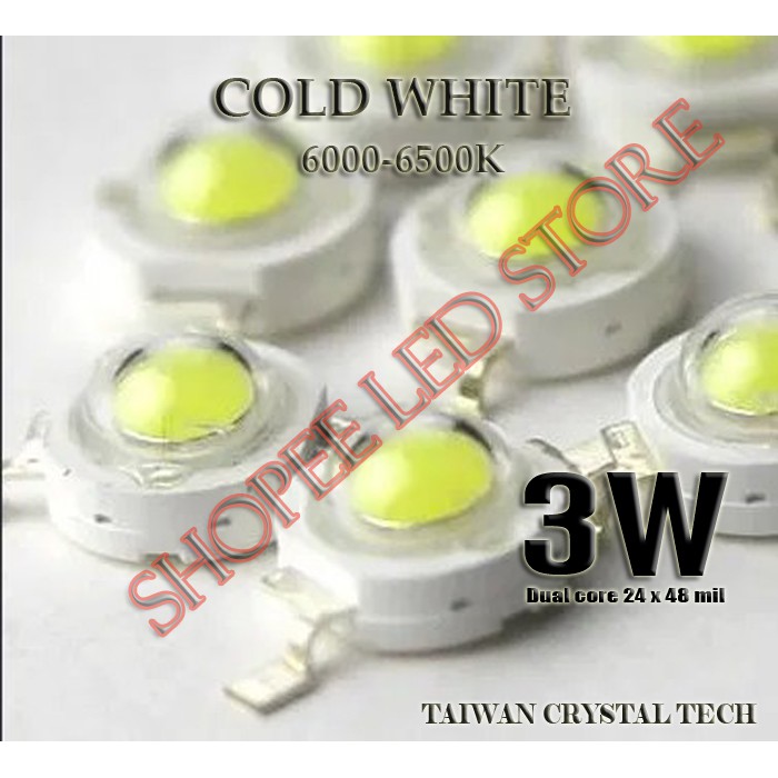 Jual SALE... !!! HPL LED 3 WATT COLD WHITE 6500K - 7000K | Shopee Indonesia