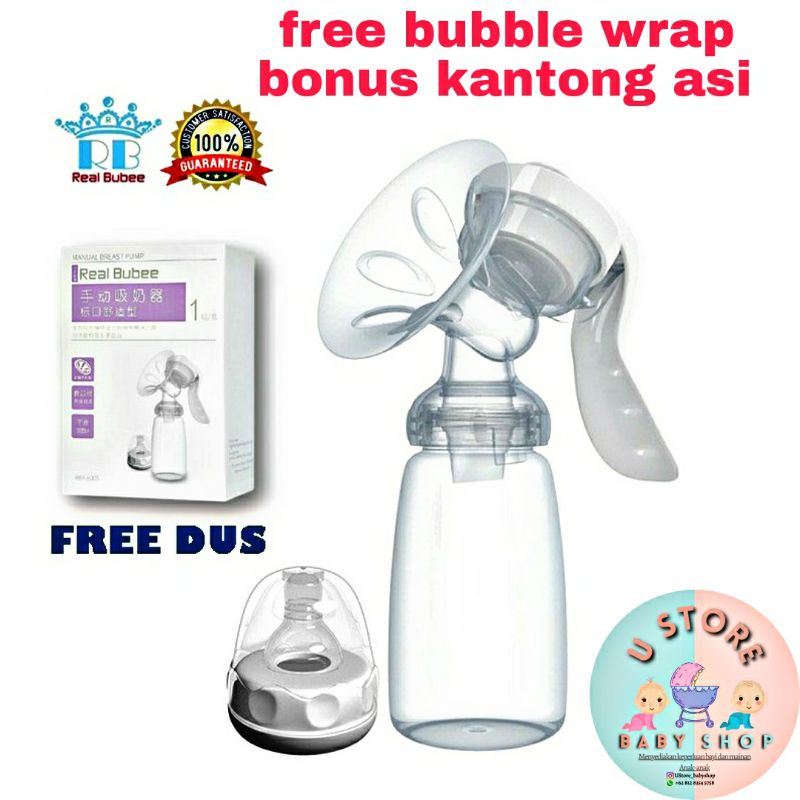 Jual Real Bubee pompa asi manual Real bubee breast pump pompa asi murah