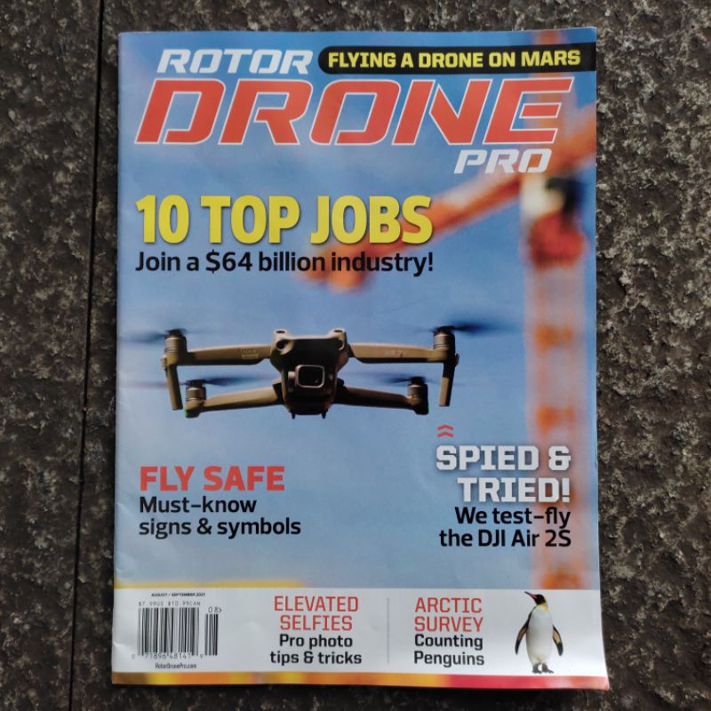 Jual Majalah Rotor Drone Pro Magazine August September 2021 Majalah
