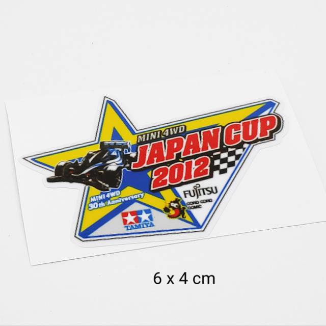 Jual Sticker Official Logo Japan Cup 2012 Tamiya Mini 4wd | Shopee ...