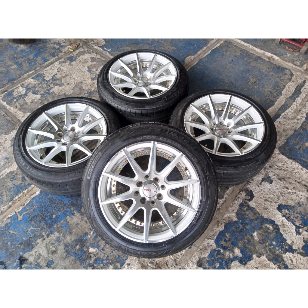 Jual velg seken bekas proracing ring 15x7 8 pcd 4x100 4x114 seken bekas ...