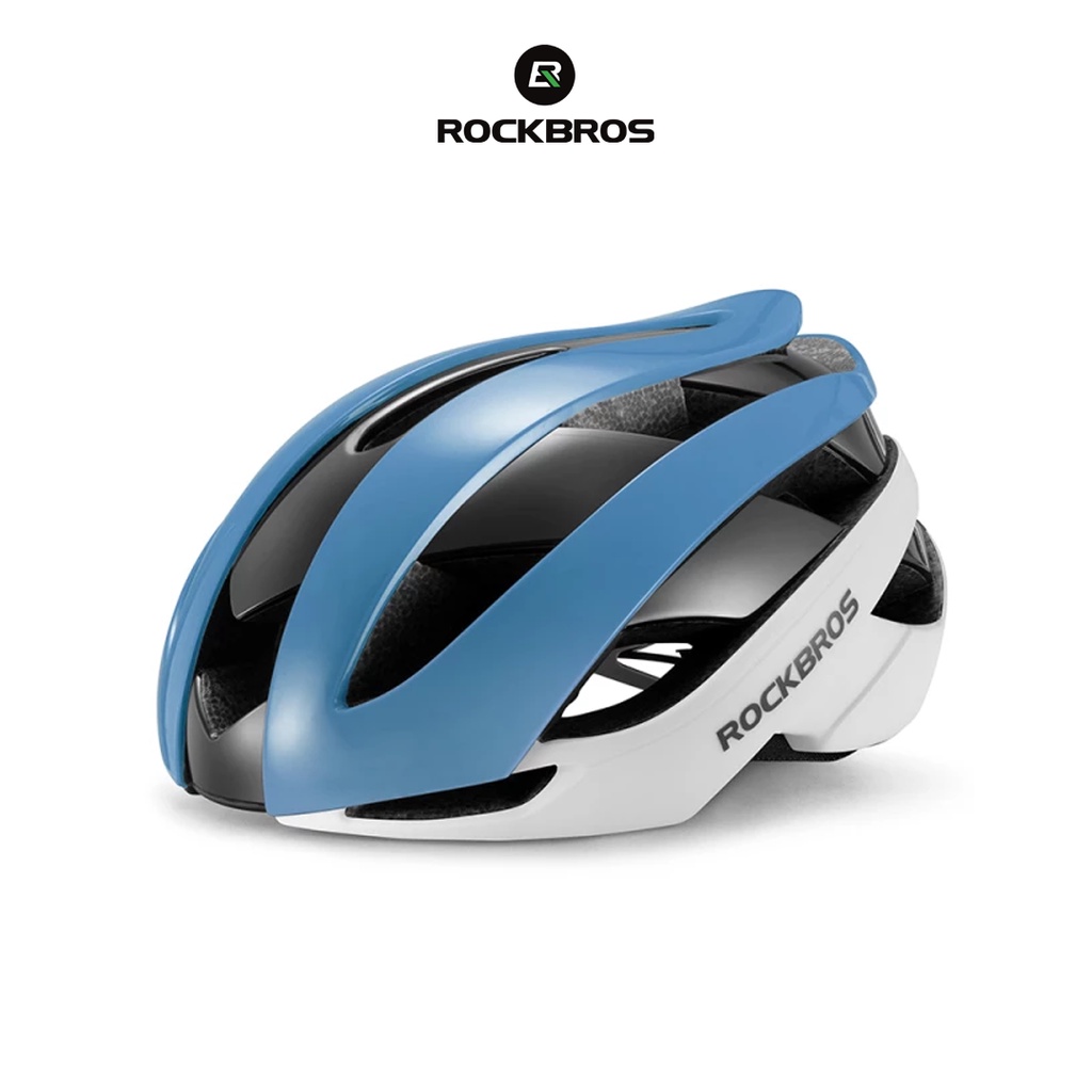 Jual ROCKBROS RB-010 Bike Ultralight Helmet - Helm Sepeda - BLUE ...