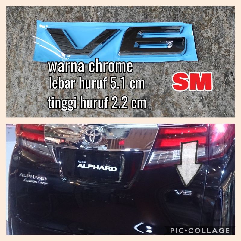 Jual Emblem Tulisan Alphard Vellfire V Executive Lounge Untuk Alphard