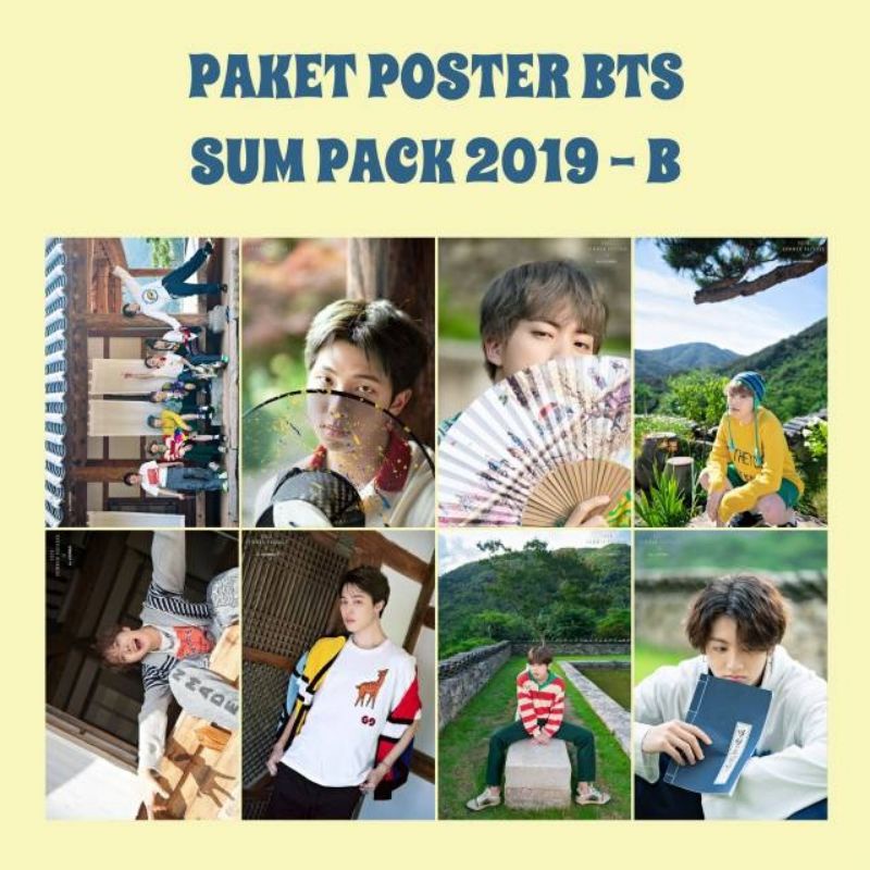 Jual PAKET POSTER BTS FESTA SOWOOZOO SUMPACK 2019 | Shopee Indonesia