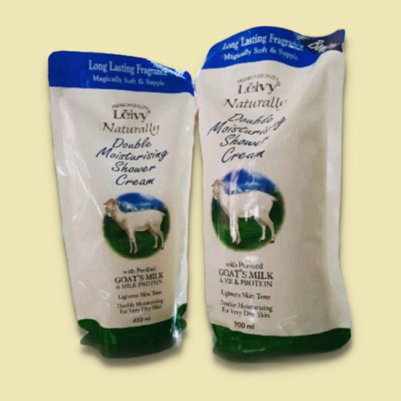 Jual Leivy Shower Cream Goat Milk / Sabun Mandi / Body Wash Shopee