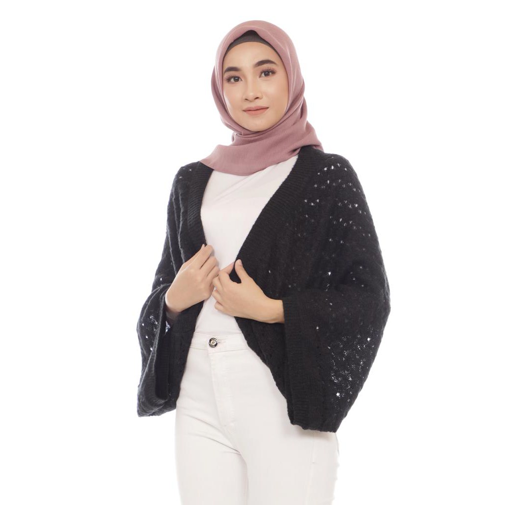 Jual Bolero Rajut Blazer Wanita Hitam | Shopee Indonesia