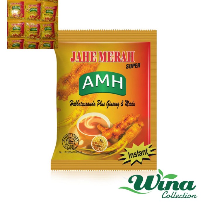 Jual Tradisionalminuman Jahe Merah Super Amanah Amh Per Sachet