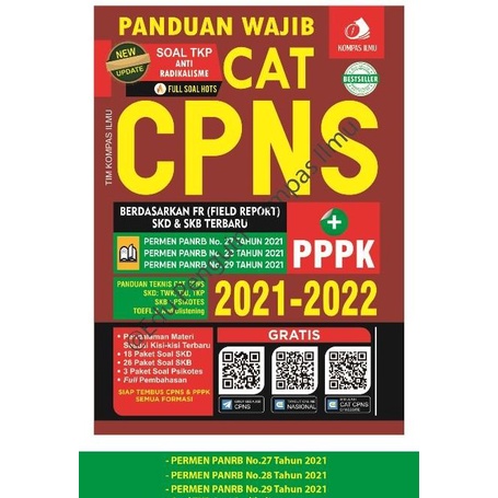 Jual Buku Panduan Wajib Cat Cpns 2021-2022 Skd Skb Terbaru Terupdate ...