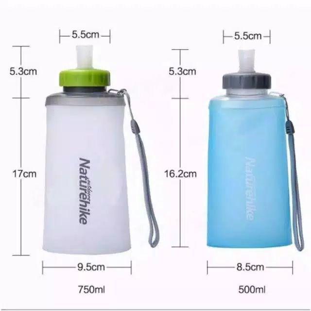 Jual Botol lipat naturehike - botol lipat - botol lipat naturehike 500 ...