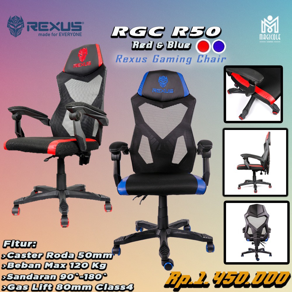 Jual Rexus Rgc R Gaming Chair Shopee Indonesia