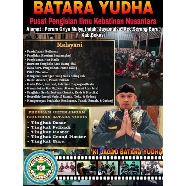 Jual (Cod) Ilmu Kebatinan Batara Yudha Tingkat Guru (Sudah Bisa ...