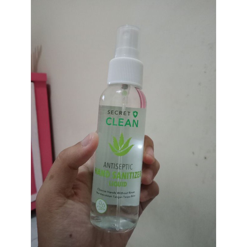Jual Secret Clean Hand Sanitizer Spray 100ml | Shopee Indonesia