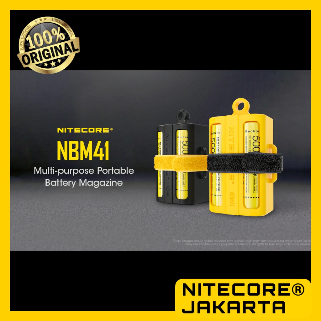 Jual Nitecore NBM41 Battery Magazine for 21700 and 18650 Batteries ...