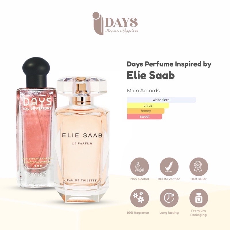 Jual Days Parfume Inspired By Elie Saab Shopee Indonesia
