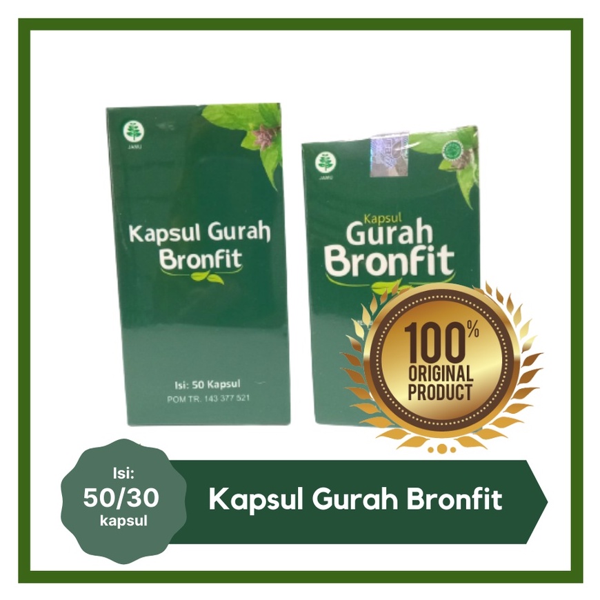 Jual KAPSUL GURAH BRONFIT ASLI ORIGINAL | Shopee Indonesia