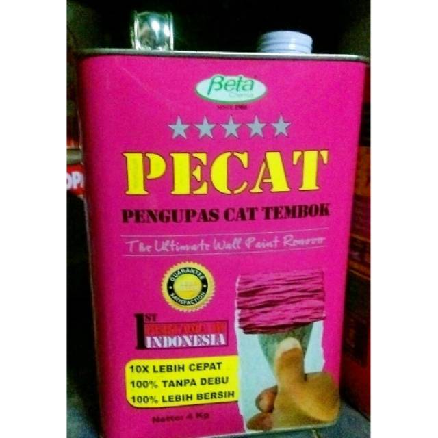 Jual PECAT 4 KG / PENGUPAS PERONTOK CAT TEMBOK PENGELuPaS RONTOK ...
