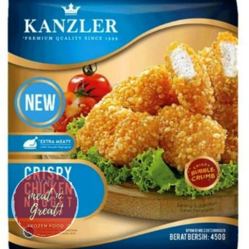 Jual Crispy Bubble Crumbs Chicken Nugget Kanzler Gr Fiesta Gr Shopee Indonesia