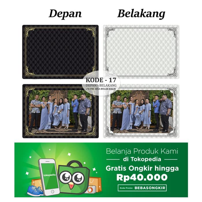 Jual Murah Frame photobooth 4R bahan Karton tebal 310gram Termurah ...