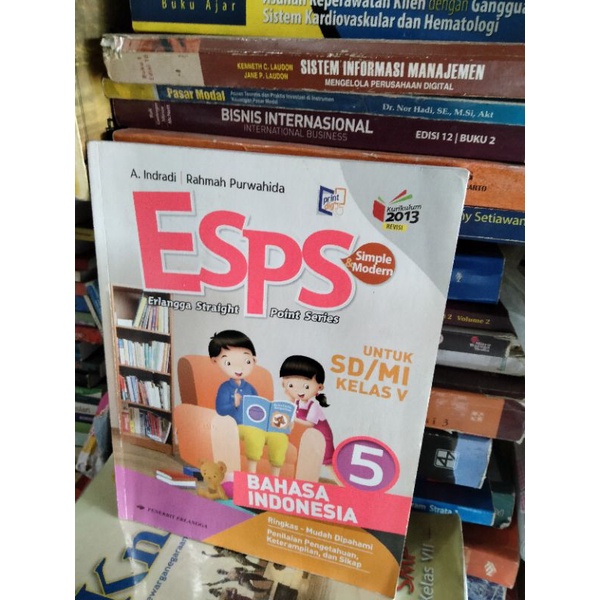 Jual buku esps bahasa Indonesia kelas 5 sd/ V SD Erlangga revisi ...