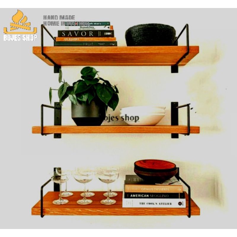 Jual Rak dinding minimalis / rak tempel dinding rak hambalan / rak ...