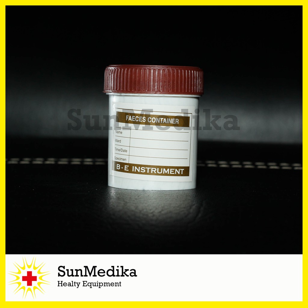 Jual Pot Feces 60ml Non Sterile Tutup Coklat | Feaces Feses | Shopee ...