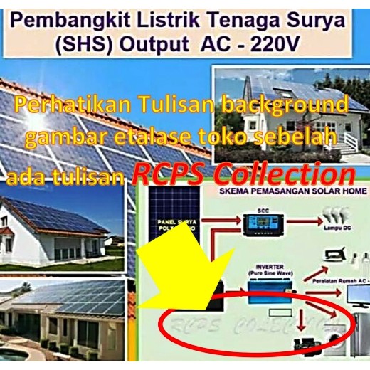 Jual Pembangkit Listrik Tenaga Surya SHS 1000Watt | Shopee Indonesia