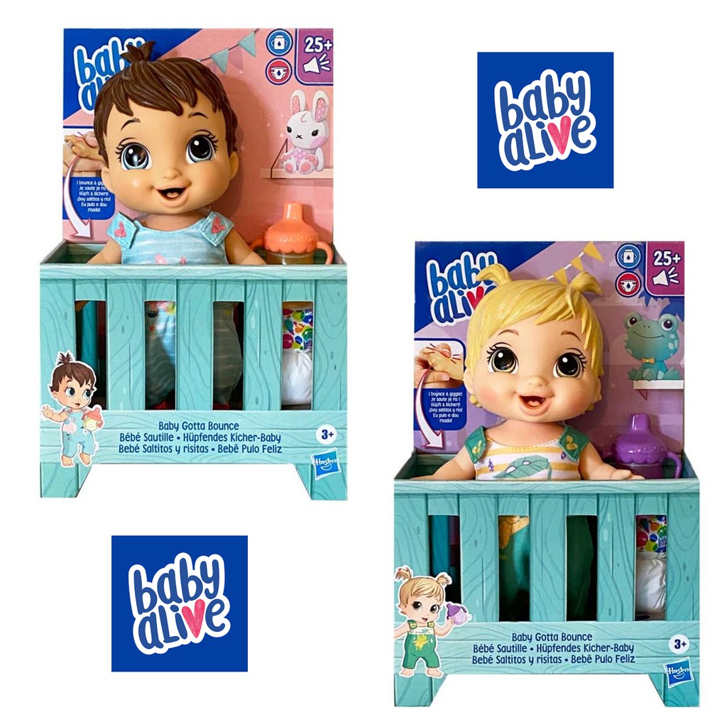 Jual Baby Alive Baby Gotta Bounce Doll Frog / Bunny with over 25 Sounds