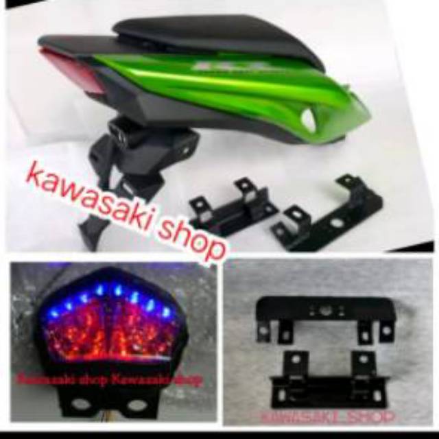 Jual Cover body belakang ninja rr new set original kawasaki | Shopee