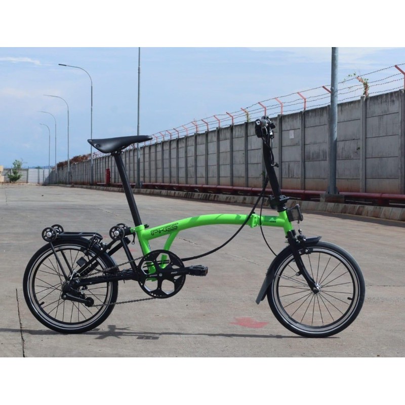 Jual promo imlek 16 seli element pikes gen2 neon lime 6Sp sturmey archer chromoly frame Shopee Indonesia
