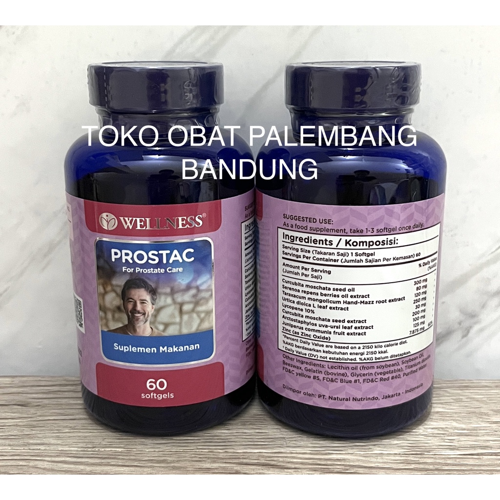 Jual WELLNESS PROSTAC 60 SOFTGEL PROSTAT WELLNESS KANKER PROSTATE ...