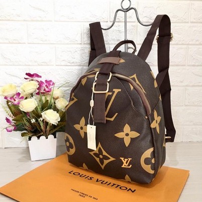 Jual tas wanita LV Lo Uis Louiss Vuitton ransel backpack multifungsi  selempang selendang 2 in 1 set mini bag party bag terlaris batam termurah  best seller di lapak Dirahstore