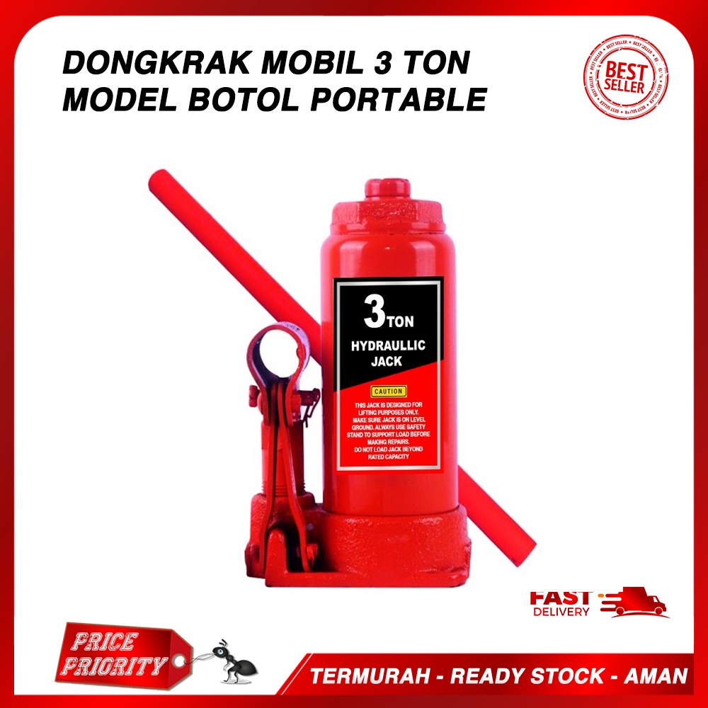 Jual Dongkrak Mobil Ton Hidrolik Jack Dongkrak Botol Ton Portable Universal Shopee Indonesia