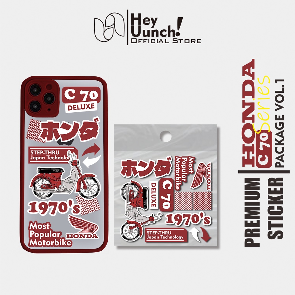 Jual HEY UUNCH Sticker Aesthetic Untuk Handphone Laptop Pocket TAB ...