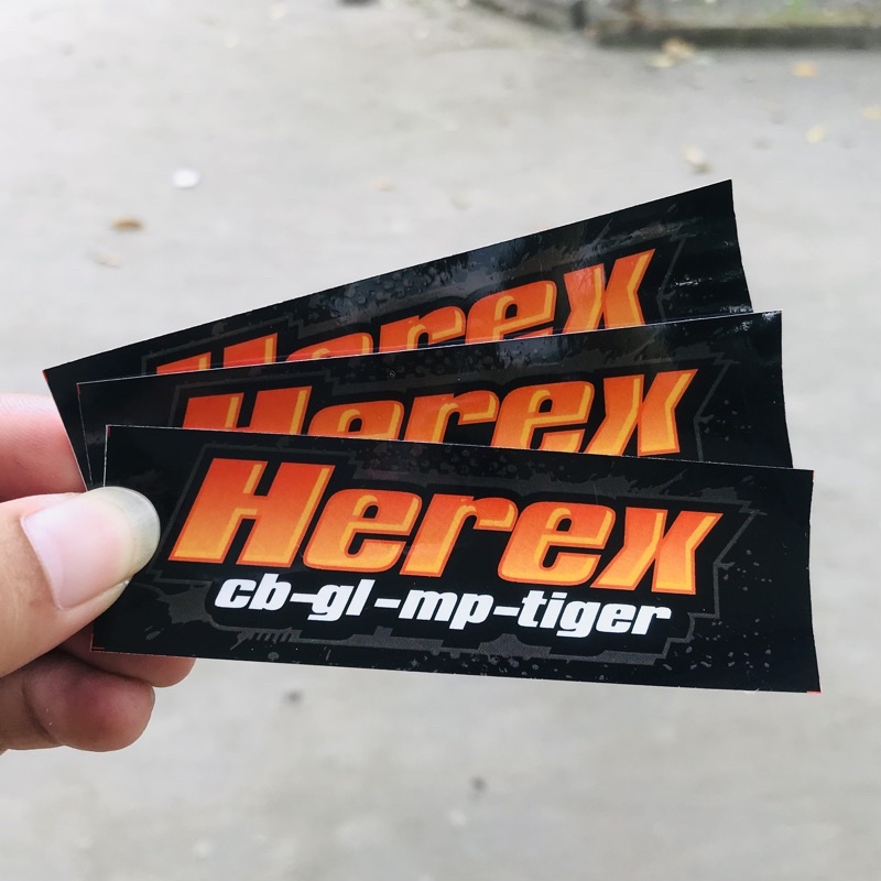 Jual Stiker Herex Anti Air - Herex CB GL MP Tiger | Shopee Indonesia