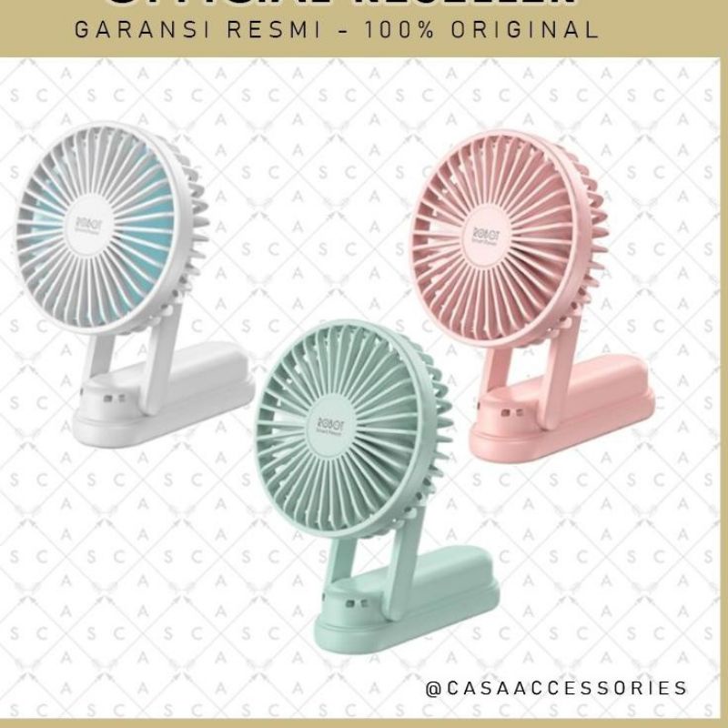 Jual MINIFAN ROBOT RT-BF11 MINI FAN KIPAS ANGIN FOLDABLE POWERBANK USB ...