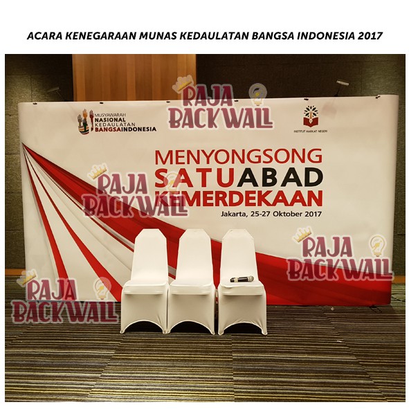 Jual Backwall Backdrop Pameran Seminar Modul 3x5 | Shopee Indonesia