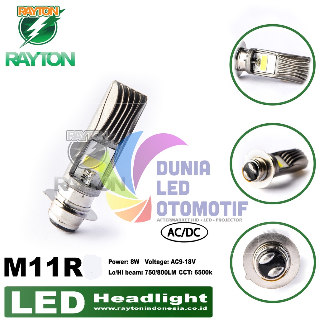 Jual Rtd Rayton Lampu Utama Lampu Depan Motor Led Putih M Ra D