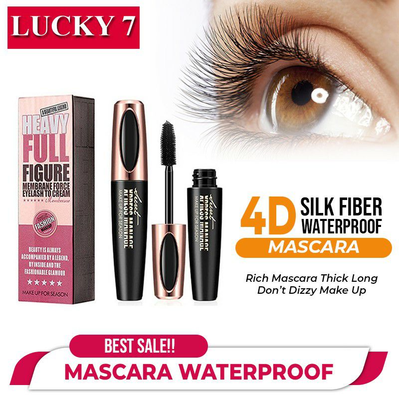 Jual 4d Silk Fiber Mascara Waterproof Macfee Secret Xpress Control Makeup For Season Mascara 