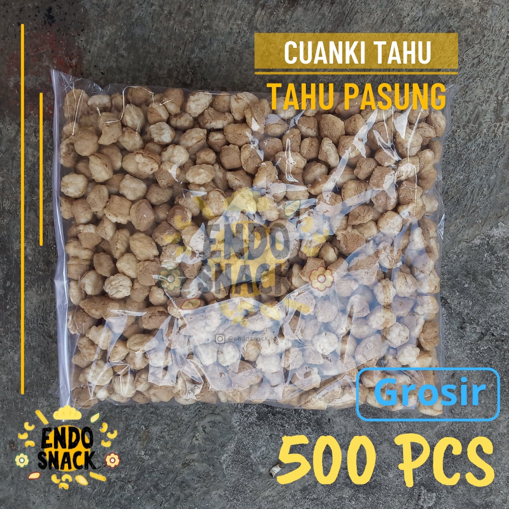 Jual Cuanki Tahu 500 Pcs Tahu Pasung Pelengkap Baso Aci Seblak Dan