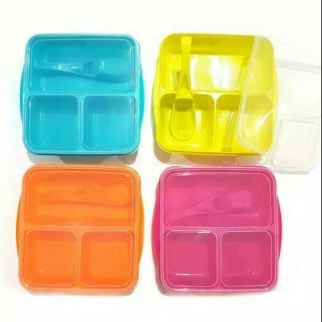 Jual Kotak makan / Lunch box / Catering box Tupperware Clio Nara 1150 ...