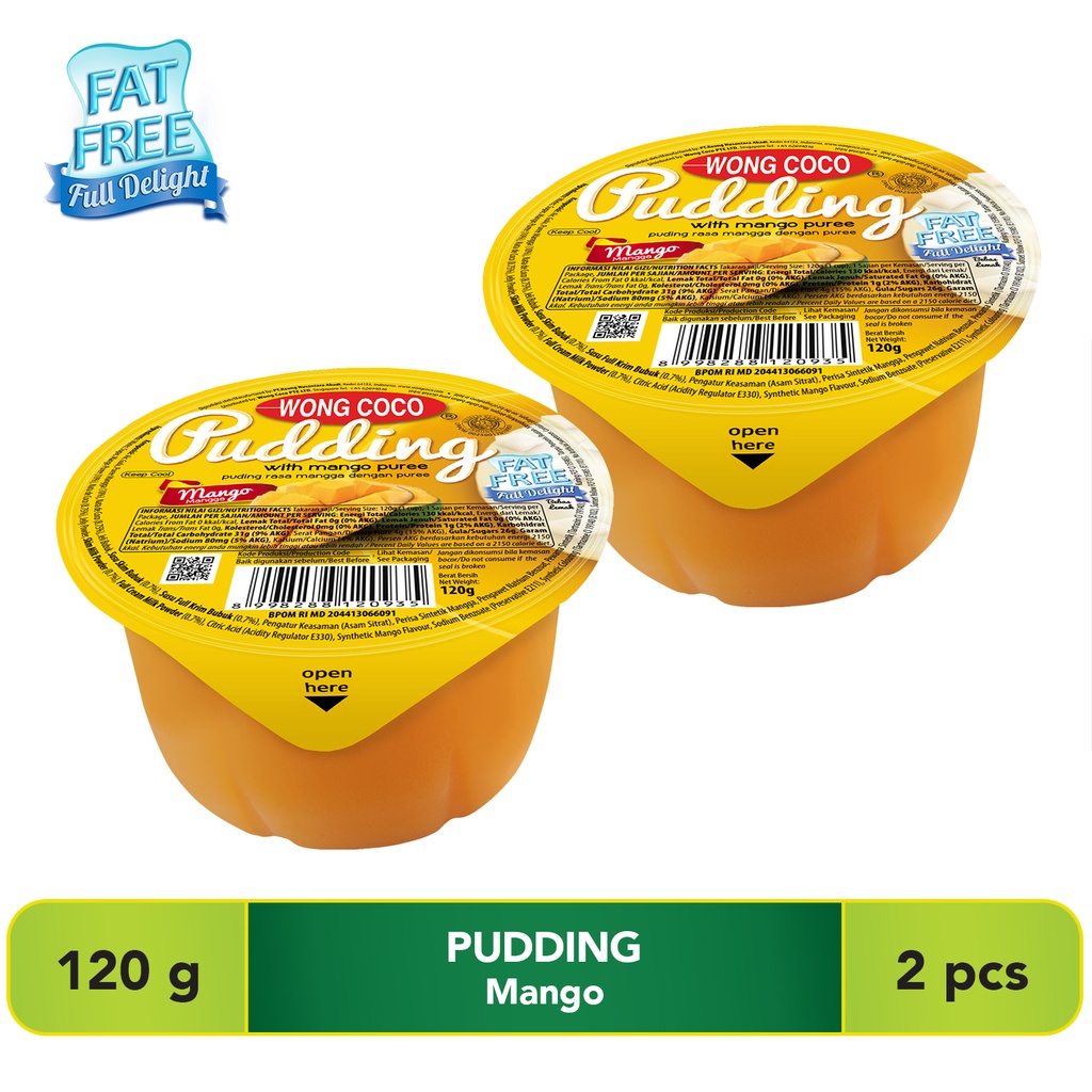 Jual Wong Coco Pudding Mangga 120gr (2Pcs) | Shopee Indonesia