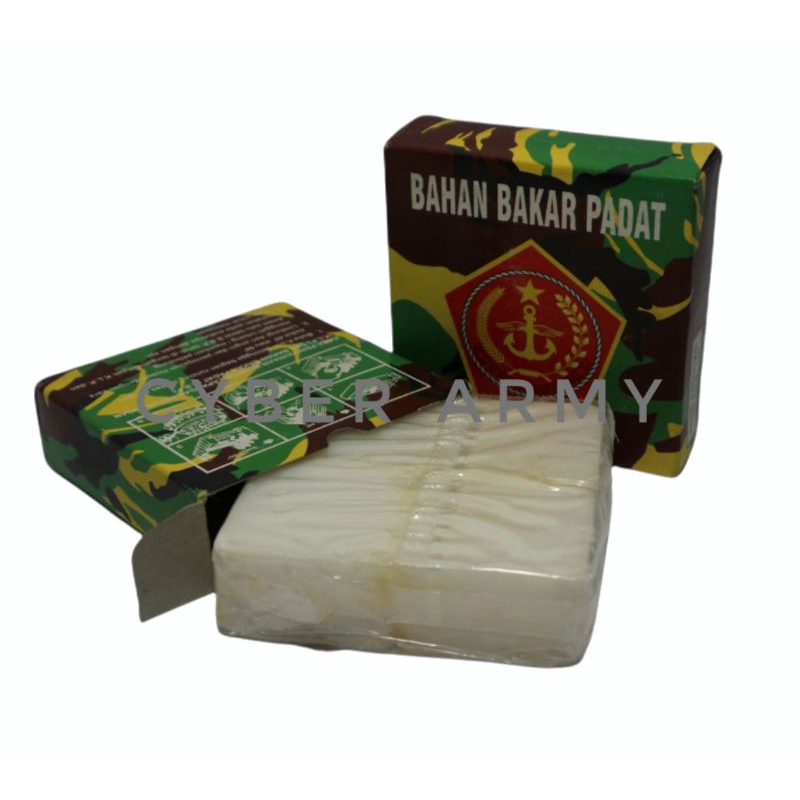 Jual bahan bakar padat TNI / parapin alat masak survival bahan bakar ...